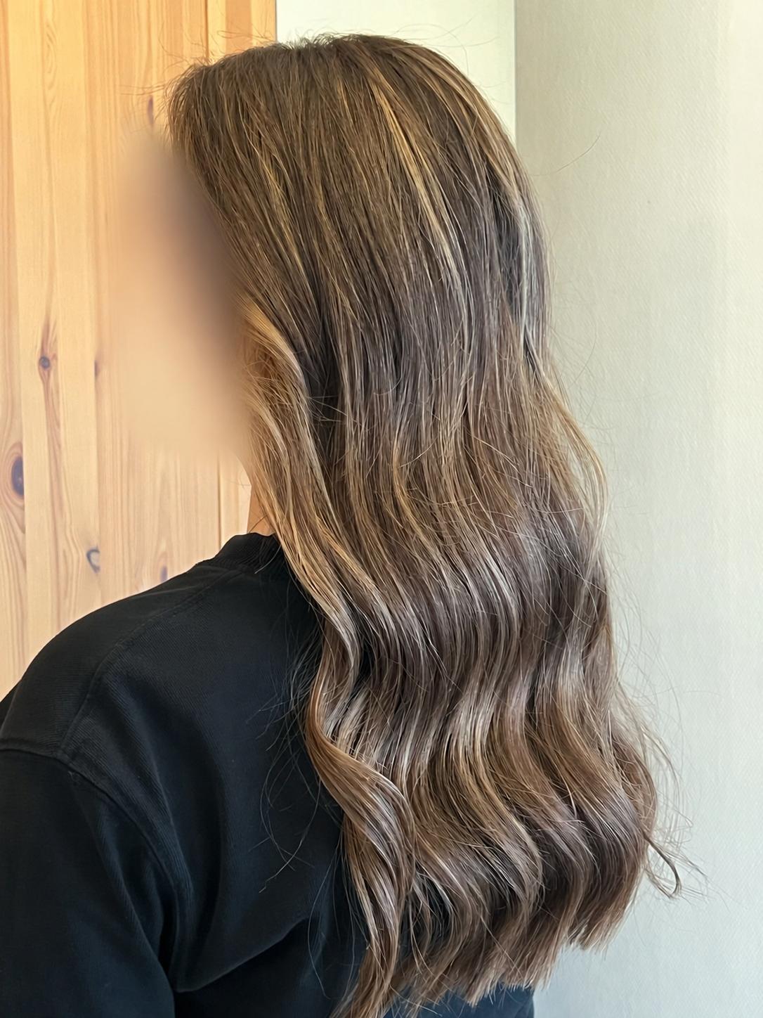 Balayage réalisé pour une cliente Lyon 3 par W color expert