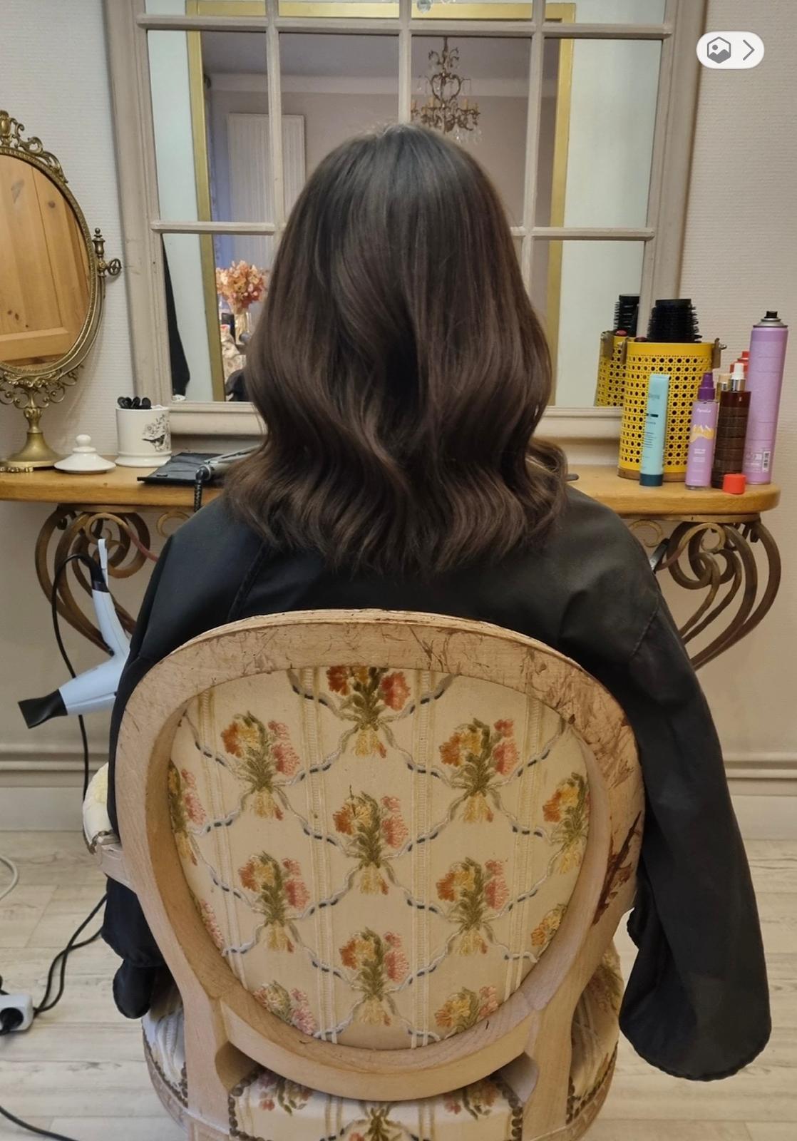 Coloration d'une client réalisée par W color expert à Lyon 3